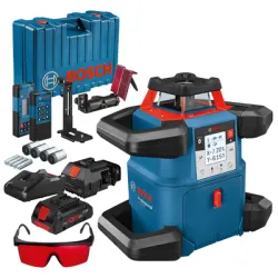 Нивелир Bosch лазерен ротационен с приемник 60 м, 0.05-0.1 мм/м, GRL 600 CHV Нивелир Bosch лазерен ротационен с приемник 60 м, 0.05-0.1 мм/м, GRL 600 CHV