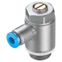 Клапан Festo дроселен възвратен отработен въздух 0.2-10 bar, 6 мм, GRLA-3/8-QS-6-D Клапан Festo дроселен възвратен отработен въздух 0.2-10 bar, 6 мм, GRLA-3/8-QS-6-D