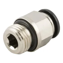 Съединител Konfit пневматичен шлаух - резба 1/2, шлаух 15 мм, RP51