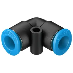 Съединител Festo пневматичен шлаух - шлаух Г-образен мини 6 мм, 6 мм, QSML-6 Съединител Festo пневматичен шлаух - шлаух Г-образен мини 6 мм, 6 мм, QSML-6