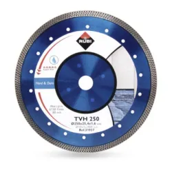 Диск Rubi диамантен за мокро рязане на гранитогрес и твърди материали 250x25.4x1.6 мм, 10 мм, Turbo Viper TVH