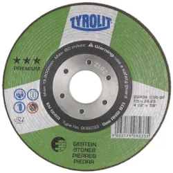 Диск Tyrolit карбофлексен за шлайфане на неметали 115x22.23x6 мм, Premium*** Диск Tyrolit карбофлексен за шлайфане на неметали 115x22.23x6 мм, Premium***