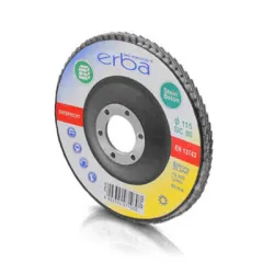 Диск Erba ламелен от шкурка за шлайфане на камък и бетон 125x22.23 мм, P40 Диск Erba ламелен от шкурка за шлайфане на камък и бетон 125x22.23 мм, P40