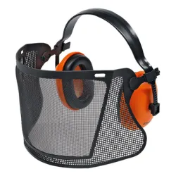 Щит STIHL лицев с пластмасова мрежа с външни антифони черен, Economy Щит STIHL лицев с пластмасова мрежа с външни антифони черен, Economy
