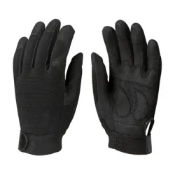 Ръкавици Eurotechnique от изкуствена кожа работни зимни размер 9, черни, 929