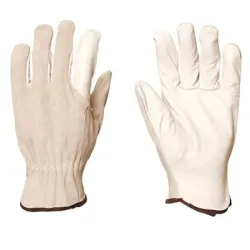 Ръкавици Eurotechnique от телешка кожа  размер 10, кремави, 1220