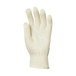 Ръкавици Eurotechnique памучни плетени размер 9-10, бели, 4305