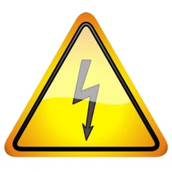 Знак Totem лепенка предупредителен Внимание! Опасност от електрически ток 145х145 мм Знак Totem лепенка предупредителен Внимание! Опасност от електрически ток 145х145 мм