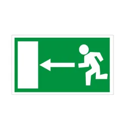 Знак Totem лепенка указателен Авариен изход спасителен маршрут 250х147 мм Знак Totem лепенка указателен Авариен изход спасителен маршрут 250х147 мм