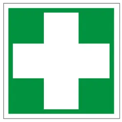 Знак Totem лепенка указателен Пункт за първа помощ 147х147 мм Знак Totem лепенка указателен Пункт за първа помощ 147х147 мм