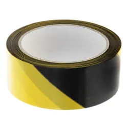 Лента Magus сигнално-маркировъчна полиетиленова 70 мм, 100 м, жълто и черно