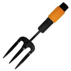 Вила Fiskars за цветя с дръжка 273 мм, 45 мм, 3 z, 77 мм, QuikFit