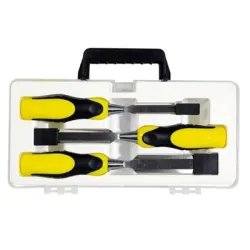 Длето Stanley дърводелско плоско комплект 12-25 мм, 3 бр.