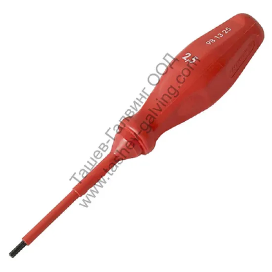 Отвертка Knipex SW външен шестостен 1000V VDE SW 2.5x75 мм, 98 13 25