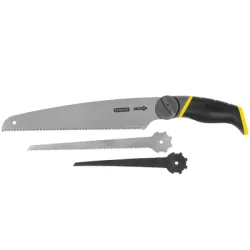 Трион Stanley ръчен овощарски сгъваем с 3 остриета Трион Stanley ръчен овощарски сгъваем с 3 остриета