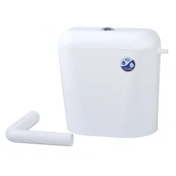 Казанче Nikiplast за тоалетна пластмасово двустепенно бяло, Classic Казанче Nikiplast за тоалетна пластмасово двустепенно бяло, Classic