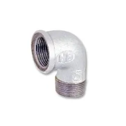 Коляно-нипел Berg поцинковано за водопровод 3/4, 90 ° Коляно-нипел Berg поцинковано за водопровод 3/4, 90 °