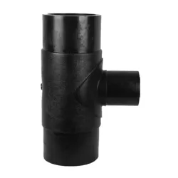 Тройник редуктивен Borfit от полиетилен за челно заваряване ф 110-32-110, PN16 bar, PE100, SDR11