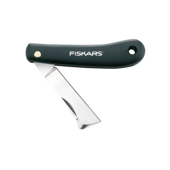 Нож Fiskars градински за ашладисване 230 мм, K60