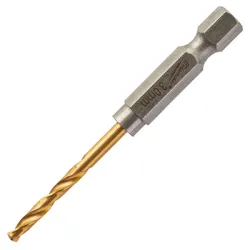 Свредло Milwaukee за метал стандартно в блистер 3 мм, 23/65 мм, HSS-G TiN, 2 бр., Shockwave Red Hex Свредло Milwaukee за метал стандартно в блистер 3 мм, 23/65 мм, HSS-G TiN, 2 бр., Shockwave Red Hex
