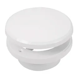 Клапа Haco дискова за вентилационна система  ф 115 мм, бяла, TV