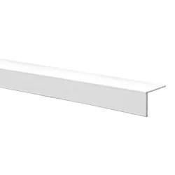 Лайстна за плочки алуминиева ъглова  15x15 мм, 2.7 м, бял порцелан