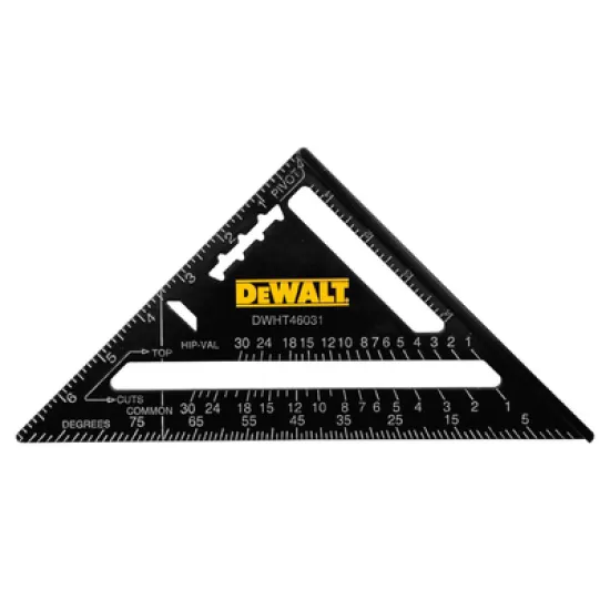 Триъгълник DeWALT измервателен  177x177x250 мм, DWHT46031