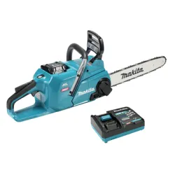Трион Makita верижен акумулаторен   с 1 батерия и зарядно, 40 V, 5 Ah, 35 см, 3/8 , 1.1 мм UC015GT101 Трион Makita верижен акумулаторен   с 1 батерия и зарядно, 40 V, 5 Ah, 35 см, 3/8 , 1.1 мм UC015GT101