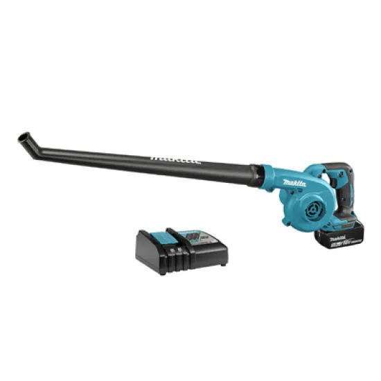 Въздуходувка Makita акумулаторна  с 1 батерия и зарядно, 18 V, 5 Ah, 186 м3/ч, DUB186RT