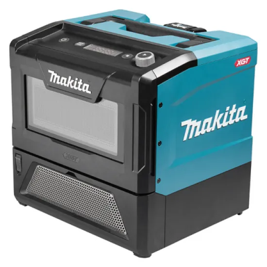 Микровълнова фурна Makita акумулаторна  без батерия и зарядно, 400 W, 8 л, 40 V, MW001GZ