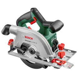 Акумулаторен ръчен циркуляр Bosch    без батерия и зарядно, 18 V, ф 160 мм, 4300 об./мин UniversalCirc 18V-53 Акумулаторен ръчен циркуляр Bosch    без батерия и зарядно, 18 V, ф 160 мм, 4300 об./мин UniversalCirc 18V-53