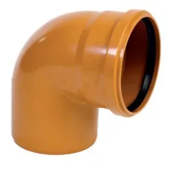 Коляно Pestan PVC за канализация с уплътнител ф 200 мм, 87.5 ° Коляно Pestan PVC за канализация с уплътнител ф 200 мм, 87.5 °