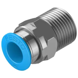 Съединител Festo пневматичен шлаух - резба 3/8, шлаух 10 мм, QS-3/8-10 Съединител Festo пневматичен шлаух - резба 3/8, шлаух 10 мм, QS-3/8-10