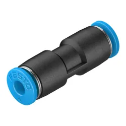 Съединител Festo пневматичен шлаух - шлаух прав 4 мм, 4 мм, QS-4 Съединител Festo пневматичен шлаух - шлаух прав 4 мм, 4 мм, QS-4