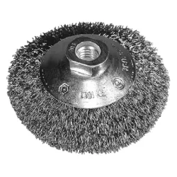 Четка HiKOKI - Hitachi за ъглошлайф  конусовидна, от стоманена тел, ф 100х20 мм Четка HiKOKI - Hitachi за ъглошлайф  конусовидна, от стоманена тел, ф 100х20 мм