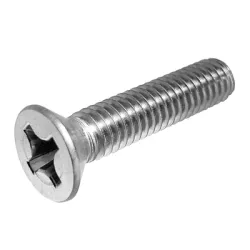 Винт K&J Fastener метрична резба с фрезенкова глава кръстат шлиц M5x12 мм, 0.8 мм, 6.8, DIN 965 Винт K&J Fastener метрична резба с фрезенкова глава кръстат шлиц M5x12 мм, 0.8 мм, 6.8, DIN 965