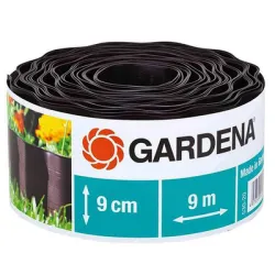 Лента Gardena ограничителна за оформяне на тревни площи 90 мм, 9 м, кафява Лента Gardena ограничителна за оформяне на тревни площи 90 мм, 9 м, кафява