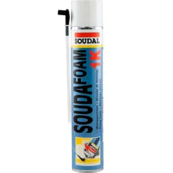 Пяна Soudal полиуретанова спрей за изолационни материали 500 мл, Soudafoam 1K Пяна Soudal полиуретанова спрей за изолационни материали 500 мл, Soudafoam 1K