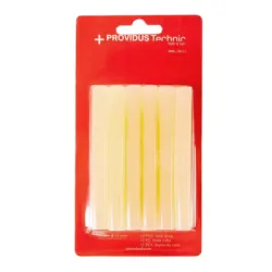 Патрон Providus за топло лепене универсален 11х95 мм, светложълт, 12 бр., CR121 Патрон Providus за топло лепене универсален 11х95 мм, светложълт, 12 бр., CR121