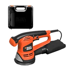 Шлайф Black & Decker орбитален с плавно регулиране ф 125 мм, 480 W, 4000-11 000 об./мин, KA191EK