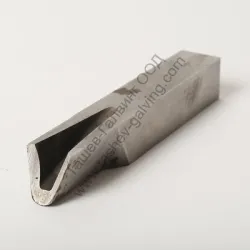 Нож Fervi стругарски дърводелски проходен заоблен, 16х16х100 мм