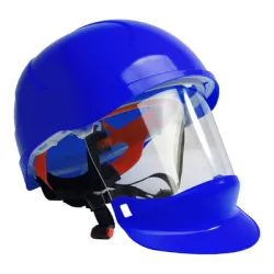 Каска Secura диелектрична противоударна  4 kA/0.5 s, 3 cal/cm2, синя, Secra-1
