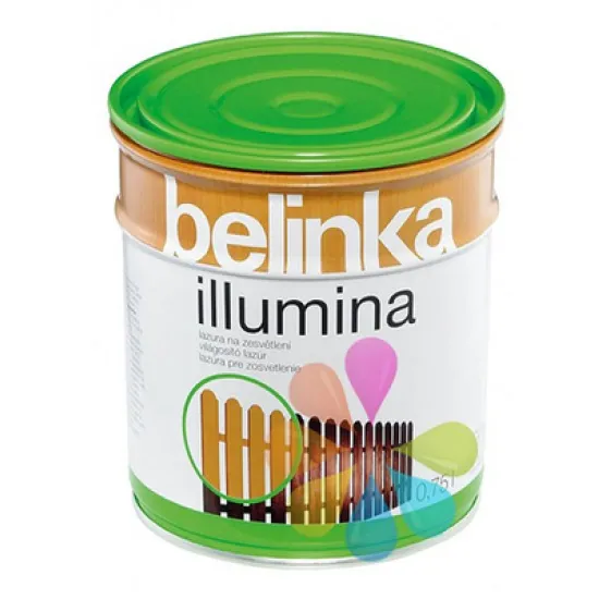 Лак Belinka алкиден лазурен 1 kg, 24 ч, за дърво, +30 °C, +5 °C, Illumina