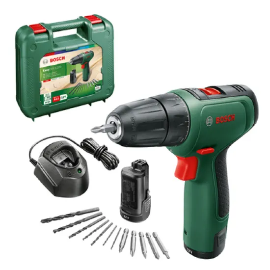 Винтоверт Bosch акумулаторен  12 V, 1.5 Ah, 30 Nm, 1-10 мм, EasyDrill 1200