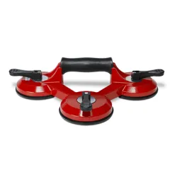 Вендуза Rubi за плоскости тройна алуминиева ф 115 мм, 100 кг Вендуза Rubi за плоскости тройна алуминиева ф 115 мм, 100 кг