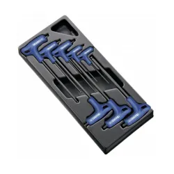 Ключ Expert Т-образен 6-стен сфера комплект 7 бр.