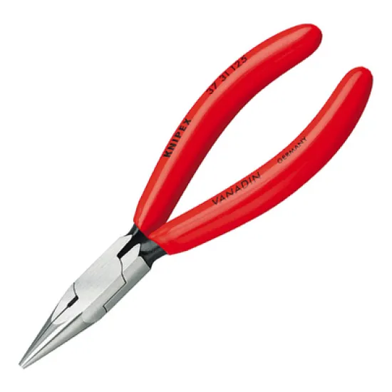 Клещи Knipex телефонни островърхи прави, с изолация 125 мм, 37 31 125