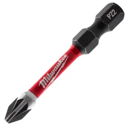 Накрайник бит Milwaukee PZ Pozidriv кръстат  PZ 2, 1/4, 50 мм, Shockwave Impact Duty Накрайник бит Milwaukee PZ Pozidriv кръстат  PZ 2, 1/4, 50 мм, Shockwave Impact Duty