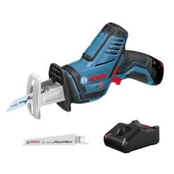 Трион Bosch саблен акумулаторен с плавно регулиране 12 V, 2 Ah, 0-3000 хода/мин, 14.5 мм, GSA 12V-14 Трион Bosch саблен акумулаторен с плавно регулиране 12 V, 2 Ah, 0-3000 хода/мин, 14.5 мм, GSA 12V-14