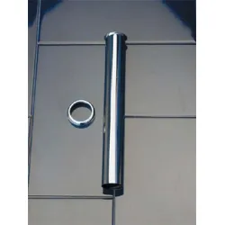 Тръба Angeletti Alcide за сифон права хромирана ф 32x200 мм, 700 Тръба Angeletti Alcide за сифон права хромирана ф 32x200 мм, 700